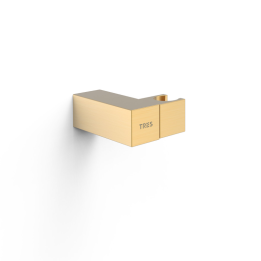 Soporte ducha TRES orientable oro mate - 107839OM