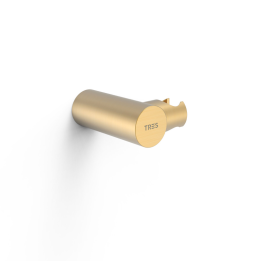 Soporte ducha TRES orientable oro mate - 06183901OM
