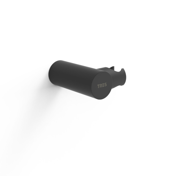 Soporte ducha TRES orientable negro mate - 06183901NM