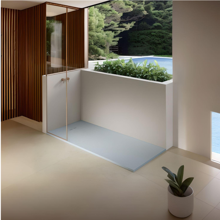 Plato ducha Acquabella resina ALMA SLATE 2