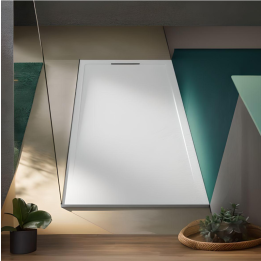 Plato ducha Acquabella resina HALO SLATE 1