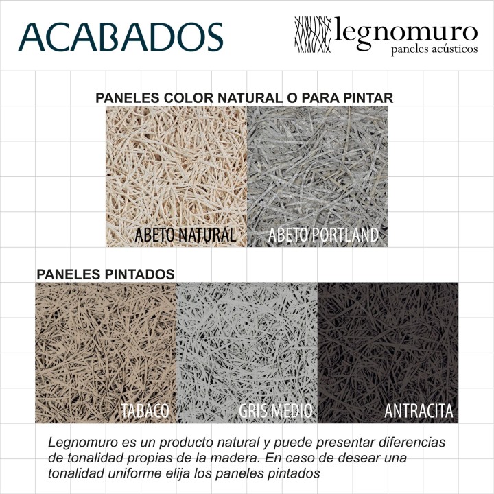 Paneles acústicos decorativos - Legnomuro 20
