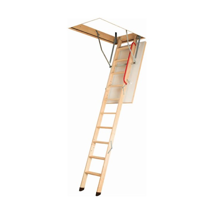 Escalera escamoteable de tramos de madera LWK KOMFORT - Fakro 3