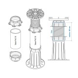 Adaptador tubo PVC 75 para plots PEYGRAN - 03181403A (10 ud.) 1