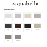 Estante Acquabella resina SHOW 7