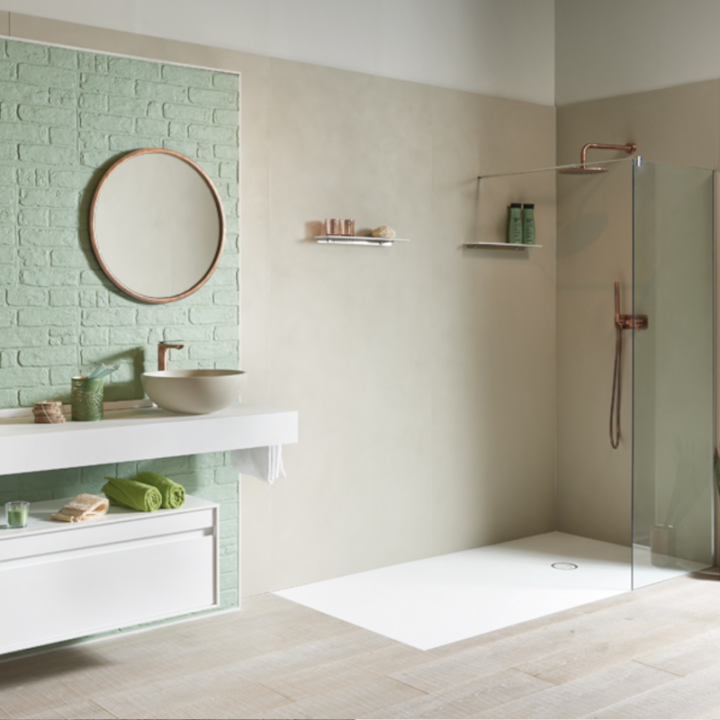 Plato ducha resina Acquabella FOCUS BETON 4