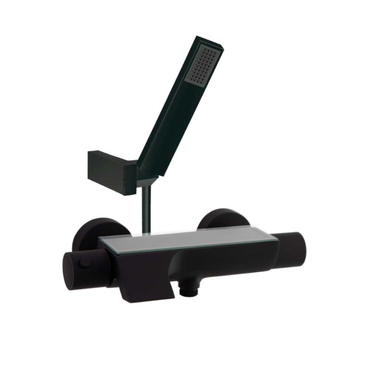 Termostático baño-ducha cascada URBAN CHIC negro mate - 213901MRNM - Ramón Soler
