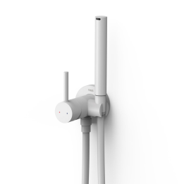 Monomando empotrado bidé WC STUDY-TRES blanco mate - 134123BM 1