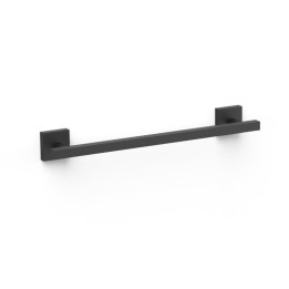 Toallero barra 40 CUADRADO negro mate - 10723601NM 1