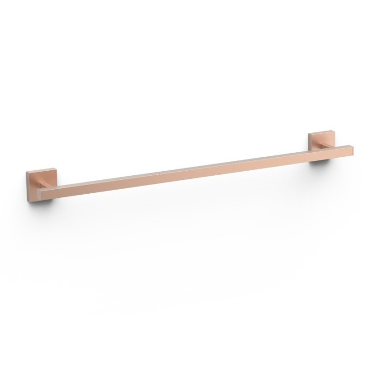 Toallero barra 60 CUADRADO oro rosa mate - 10723603OPM 1