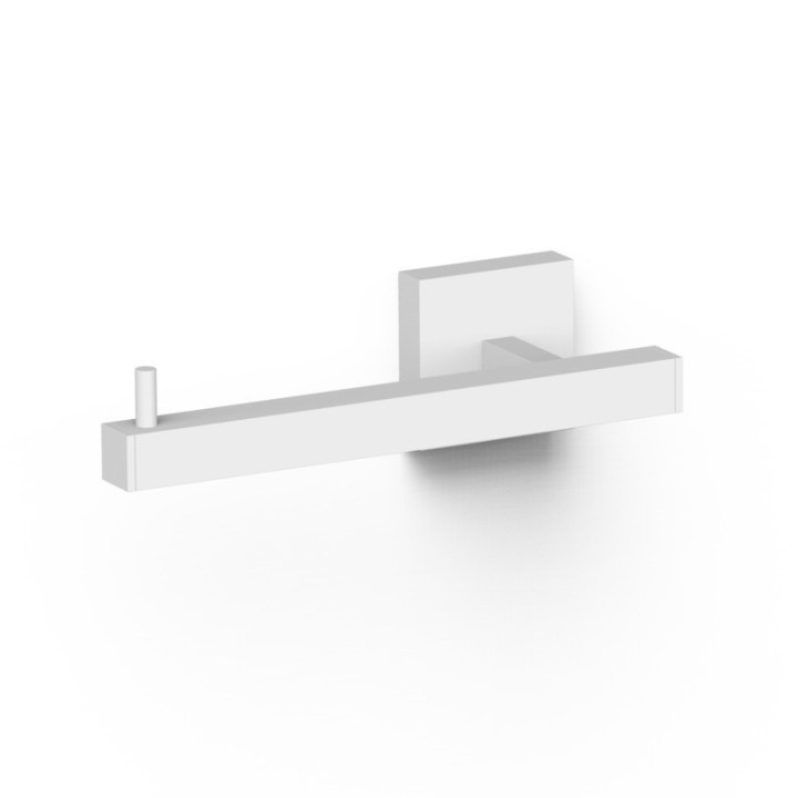 Portarrollo pared CUADRADO blanco mate - 10723606BM 1