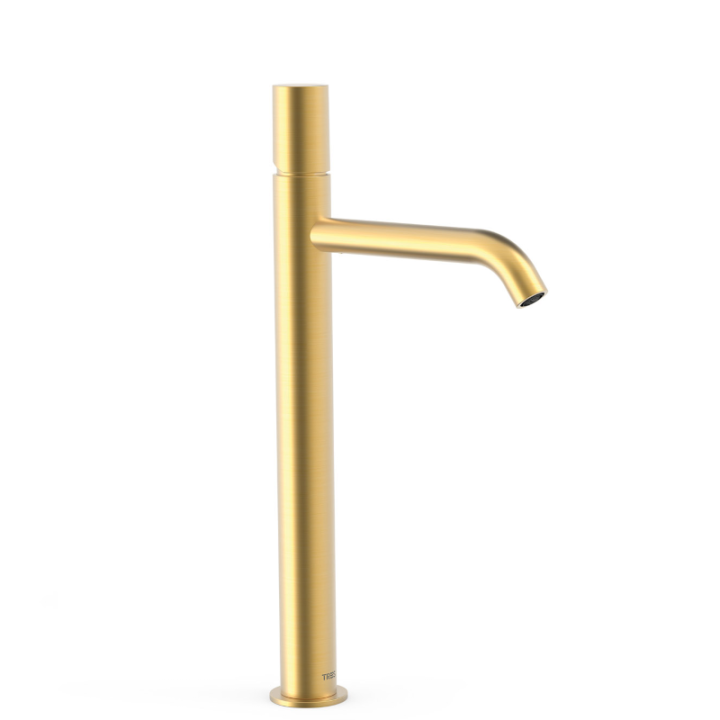 Monomando lavabo alto XL STUDY-TRES oro mate - 26130801OM 1