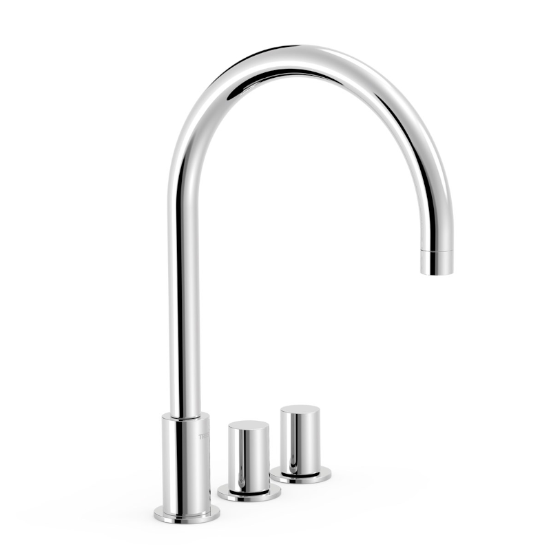 Bimando lavabo repisa STUDY-TRES cromo - 06110501