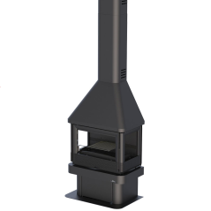 Chimenea de leña LISBOA 3 caras - Bronpi