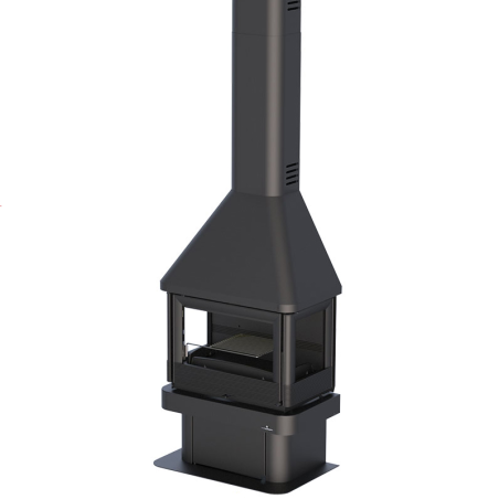 Chimenea de leña LISBOA 3 caras - Bronpi