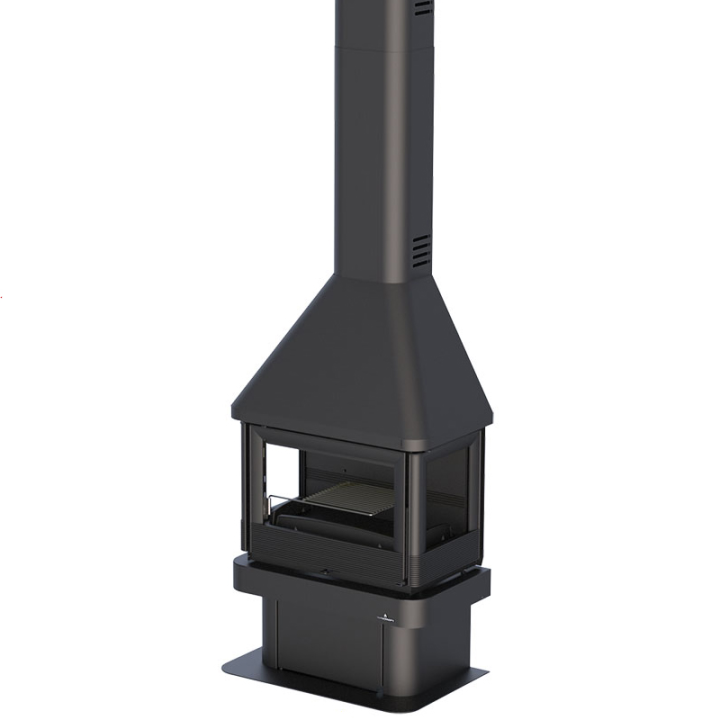Chimenea de leña LISBOA 3 caras - Bronpi 2