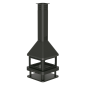 Chimenea de leña central HUELVA 4 caras - Bronpi Chimenea de leña central HUELVA 4 caras - Bronpi