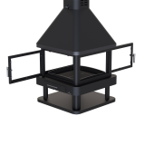 Chimenea de leña central HUELVA 4 caras - Bronpi 3