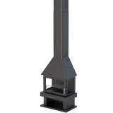 Chimenea de leña HUESCA - Bronpi 2