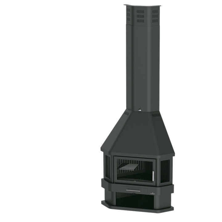 Chimenea de leña rincón LORCA R - Bronpi 2