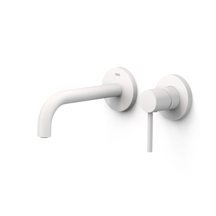 Monomando lavabo empotrado STUDY-TRES blanco mate - 2623002*BM 3