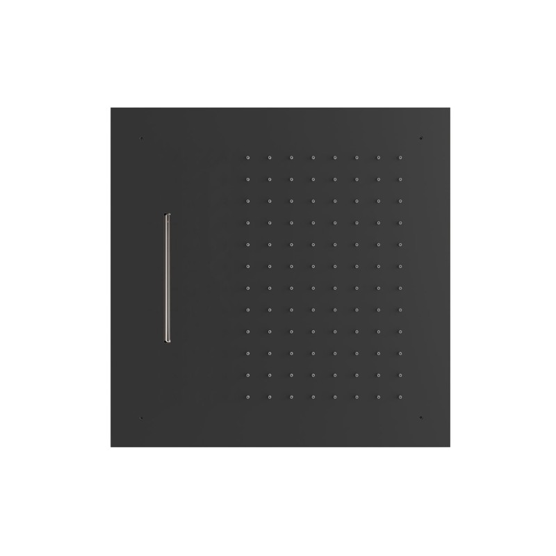 Rociador ducha a techo 500x500mm negro mate - 29995501NM