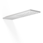 Rociador ducha a pared TRES 16x55mm blanco mate - 29990303BM