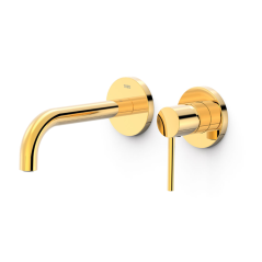 Monomando lavabo empotrado STUDY-TRES oro brillo - 2623002*OR - Tres