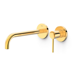 Monomando lavabo empotrado STUDY-TRES oro brillo - 2623002*OR - Tres
