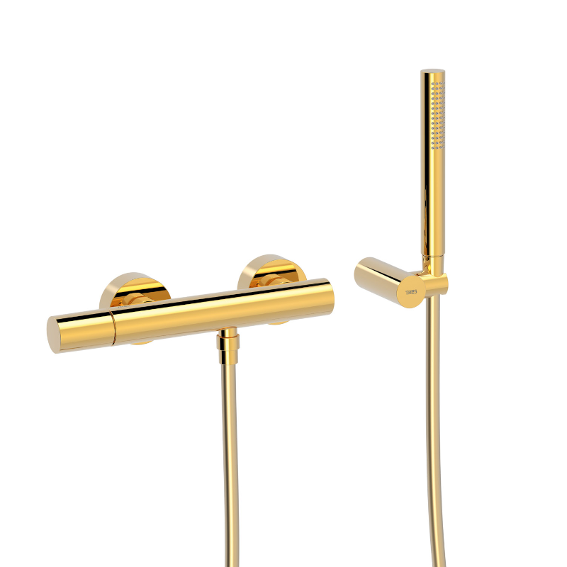 Monomando ducha STUDY-TRES oro brillo - 26116701OR