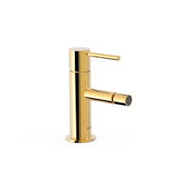 Monomando empotrar bidé WC STUDY-TRES oro brillo - 06212001OR - Tres
