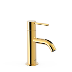 Monomando lavabo STUDY-TRES oro brillo - 26290301OR - Tres