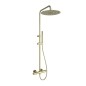 Conjunto termostático ducha TZAR oro cepillado - 345412RM300OC