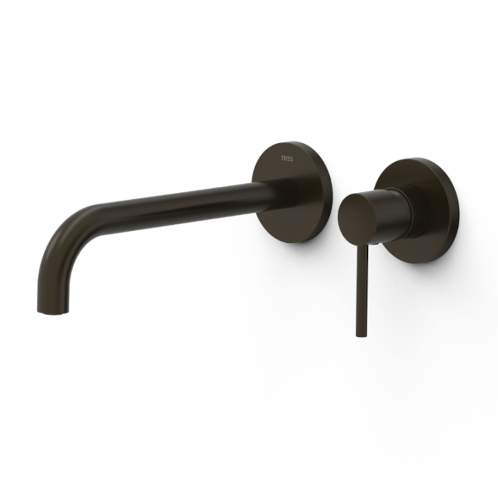 Monomando lavabo empotrado STUDY-TRES negro bronce - 2623002*KMB 3