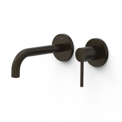 Monomando lavabo empotrado STUDY-TRES negro bronce - 2623002*KMB - Tres