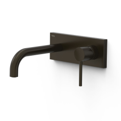 Monomando lavabo empotrado STUDY-TRES negro bronce - 2623003*KMB - Tres