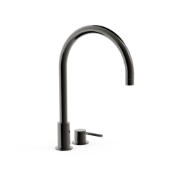 Monomando lavabo repisa STUDY-TRES negro metalizado - 26110501KM 1