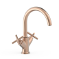 Bimando lavabo alto MONTBLANC-TRES oro rosa mate - 28320301OPM