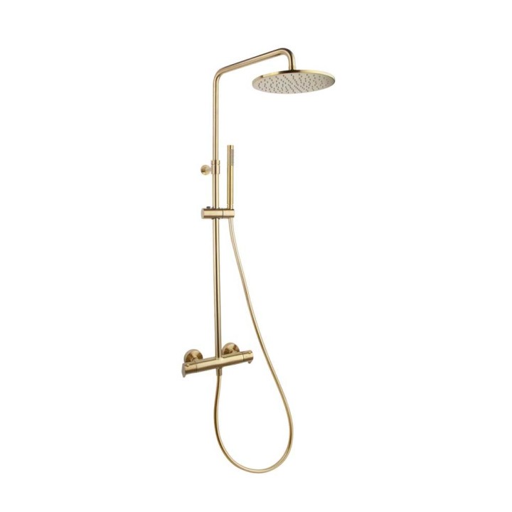 Conjunto termostático ducha ALEXIA oro cepillado - 365412RM300OC 1