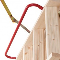Escalera escamoteable de tramos LC-3 ISO madera - Maydisa
