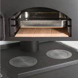 Estufa de leña con horno y cocina MONZA - Bronpi 4