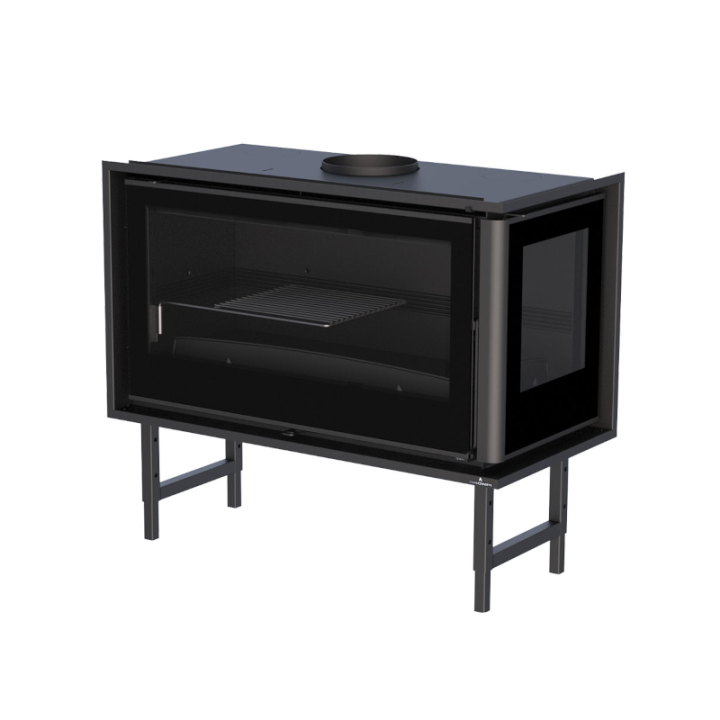 Estufa de leña insertable PARIS 90-E I/D - Bronpi 3