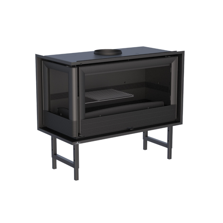 Estufa de leña insertable PARIS 90-E I/D - Bronpi 4