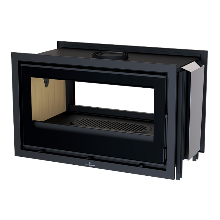 Estufa de leña insertable CAIRO 110-D doble cara - Bronpi 2