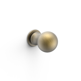 Percha pared CLÁSICO latón viejo mate - 12423607LM 1