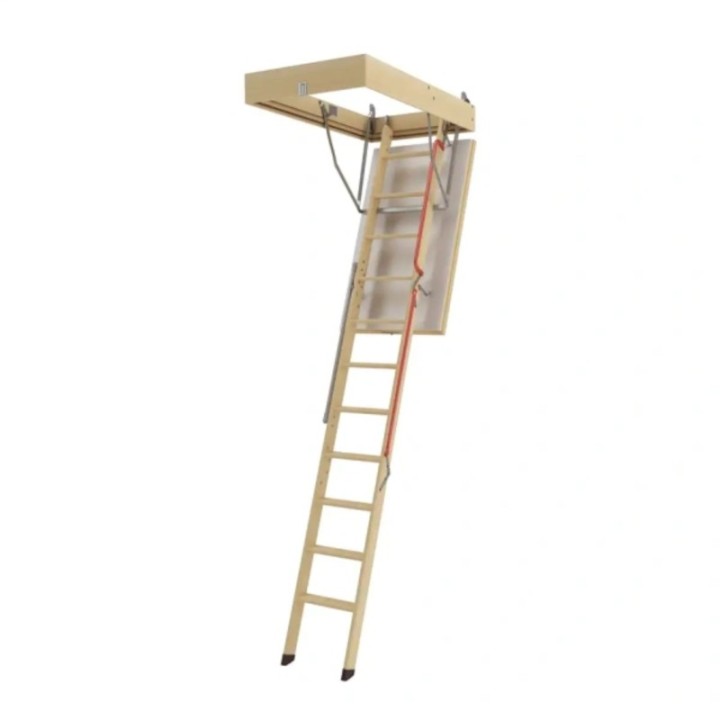 Escalera escamoteable de tramos de madera LWL EXTRA - Fakro 2