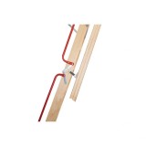 Escalera escamoteable de tramos de madera LWL EXTRA - Fakro 4