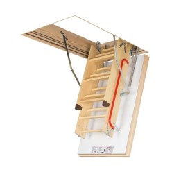Escalera escamoteable de tramos de madera LWT - Fakro 1