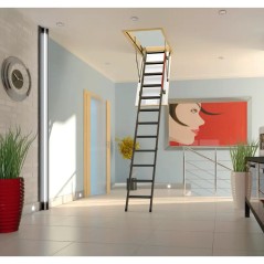Escalera escamoteable de tramos metálica LMK GREENSTEP - Fakro
