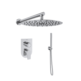 Kit monomando ducha empotrado 2-vías URBAN CHIC cromo - K2115022 1
